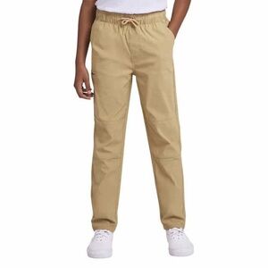 Vintage Weatherproof Tan Pull-On Elastic Waist Pants. Size L(14-16) Youth.